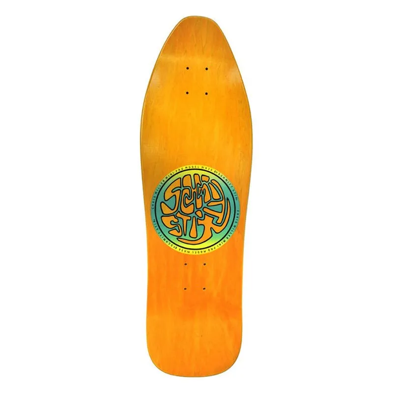 Schmitt Stix 9.5" x 30" Chris Miller Cat Bird (ORANGE STAIN) Skateboard Deck