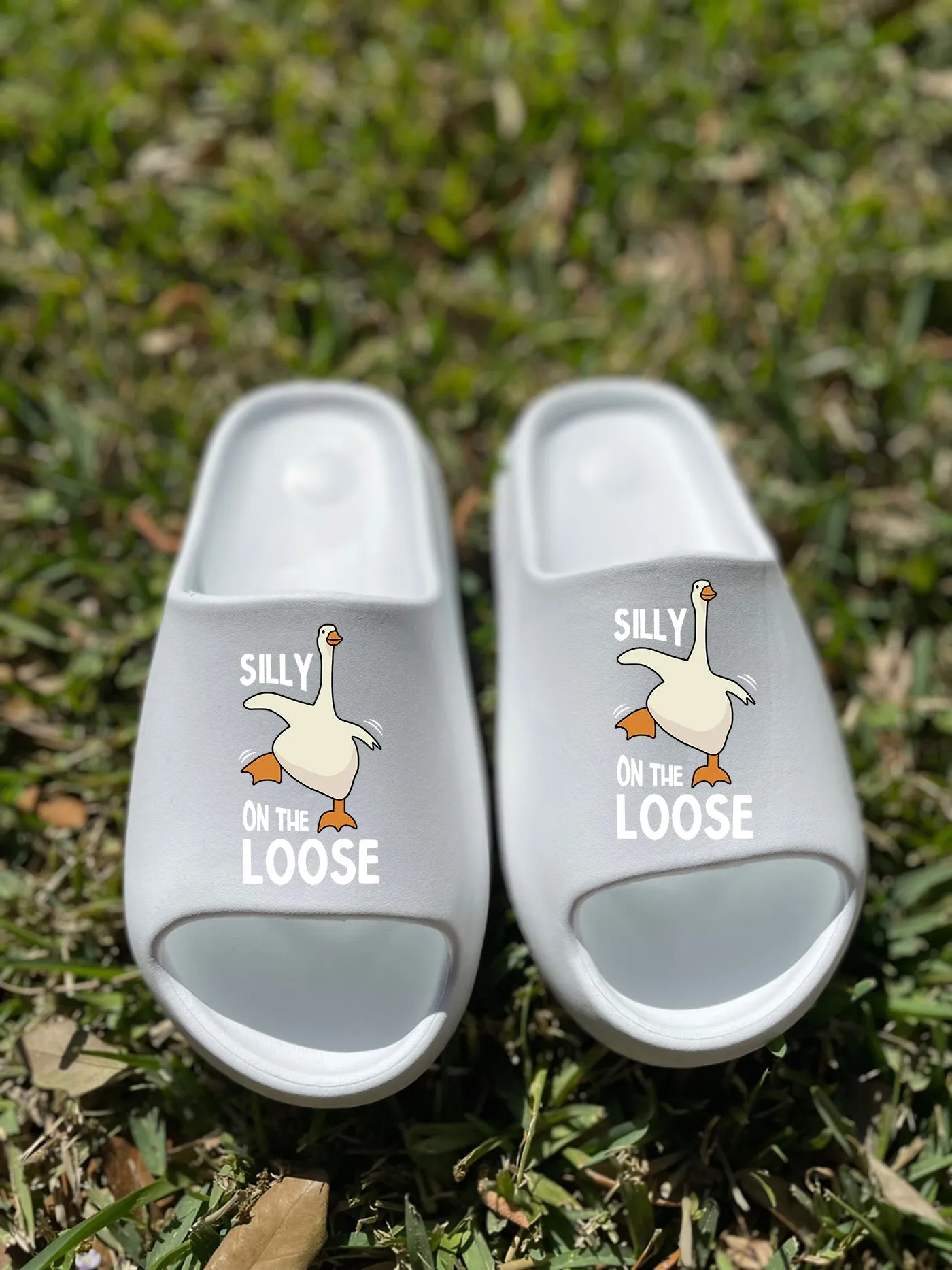 Silly goose slippers, Cloud slippers,Cushion slippers, Pillow slides , Tiktok slides,Pool Slides, Summer Slides ,Summer sandals, Dorm Slide