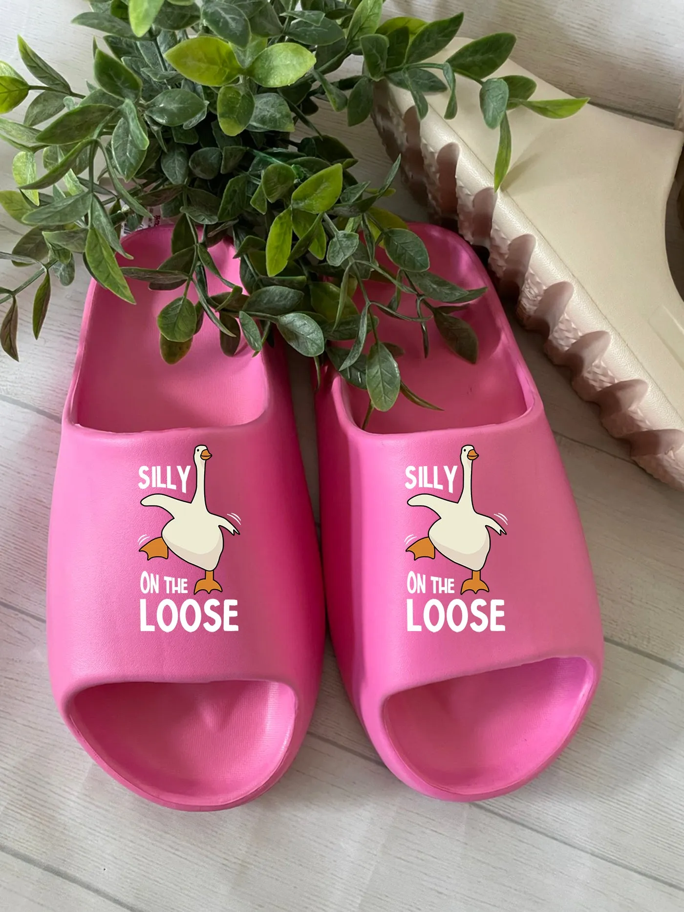 Silly goose slippers, Cloud slippers,Cushion slippers, Pillow slides , Tiktok slides,Pool Slides, Summer Slides ,Summer sandals, Dorm Slide