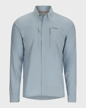 Simms Mens Intruder BiComp LS Shirt / Steel Blue