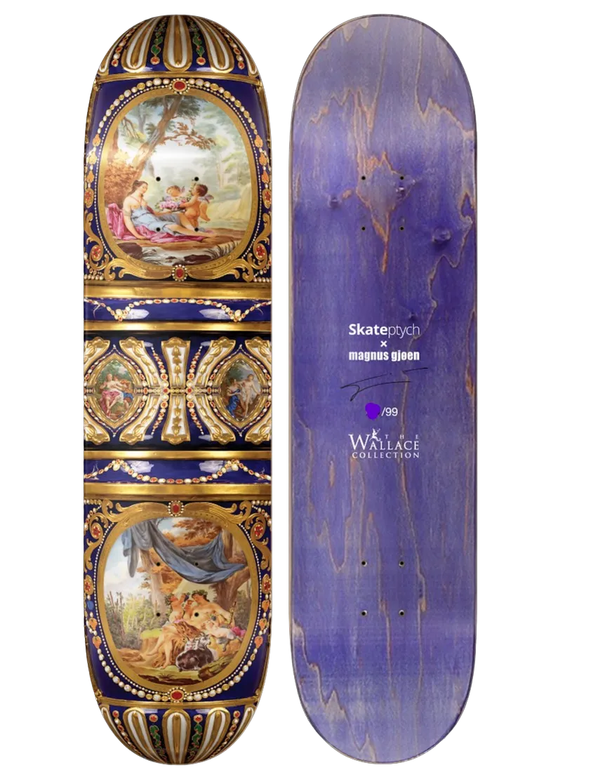 Skate de Sevres Skateboard Art Deck by Magnus Gjoen x Skateptych