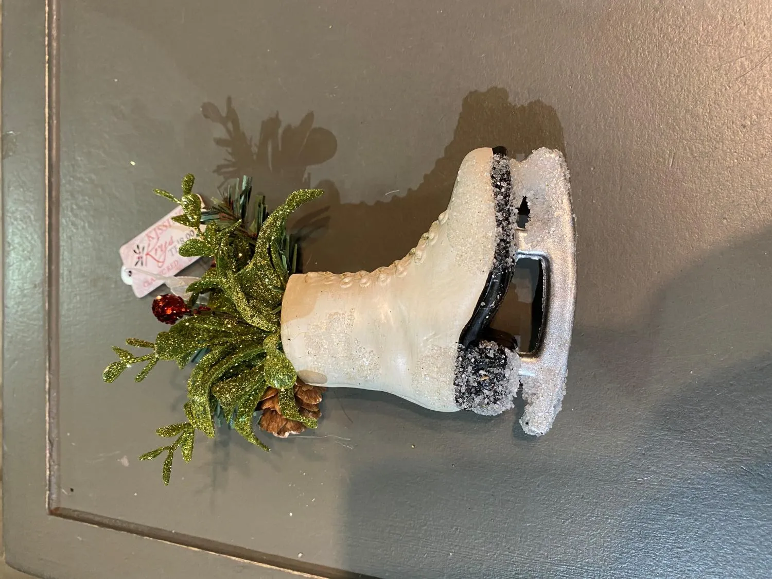 Skate Mistletoe Ornament