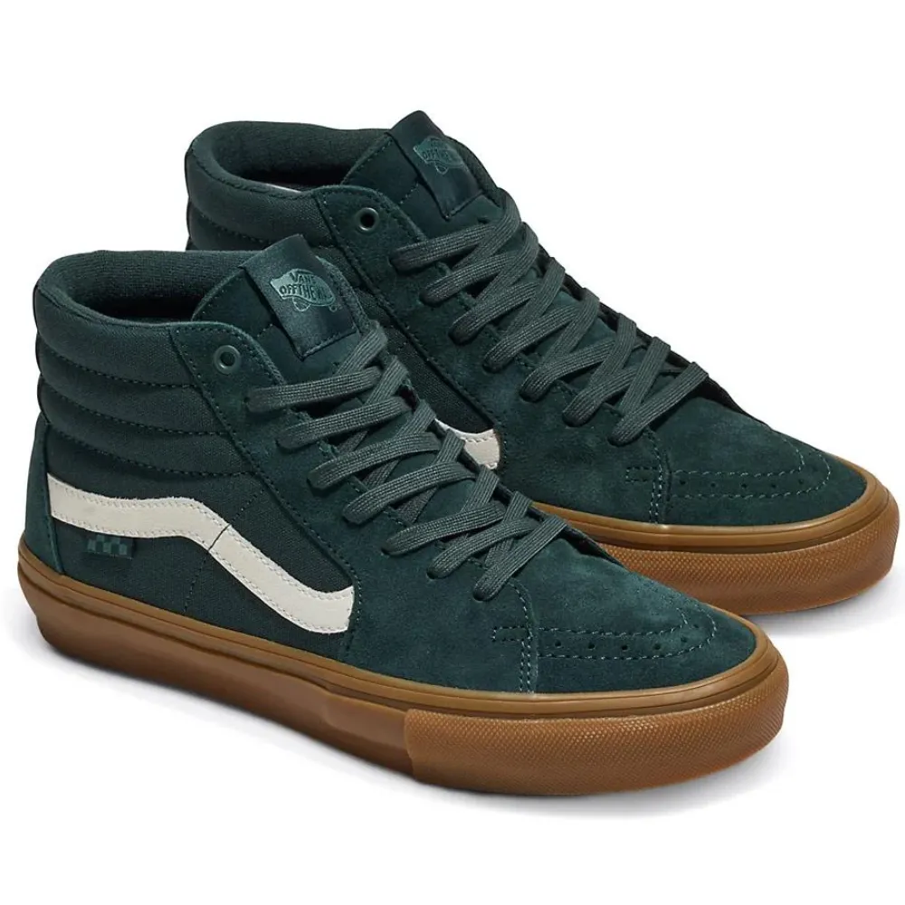 Skate Sk8-Hi Dark Green/Gum