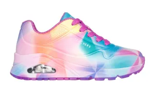 Skechers Girls Uno Gen1- Prism Burst Trainer Purple Multi