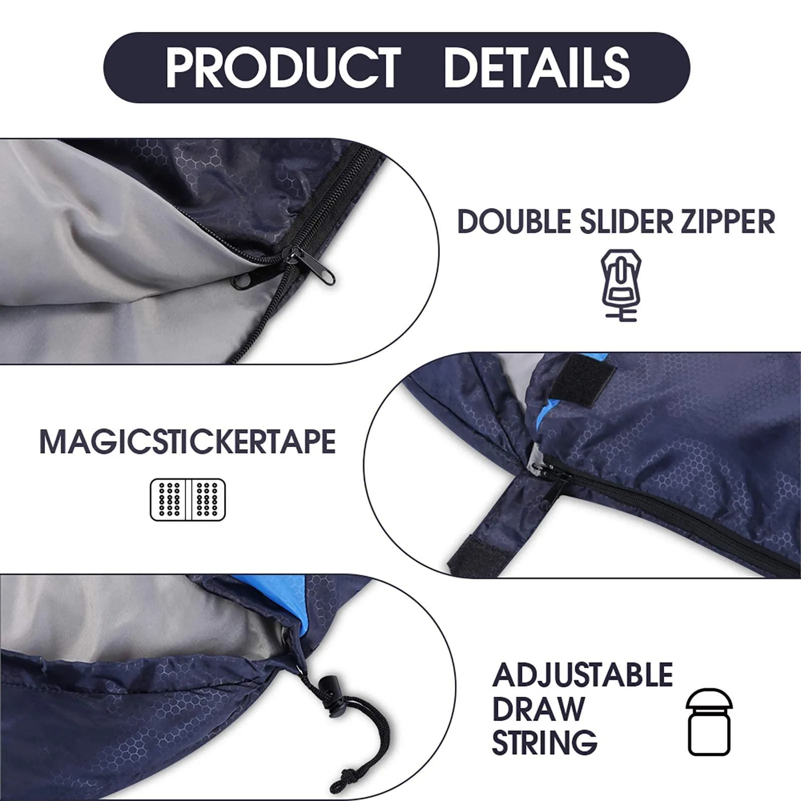 Sleeping Bags for Adults Backpacking Lightweight Waterproof