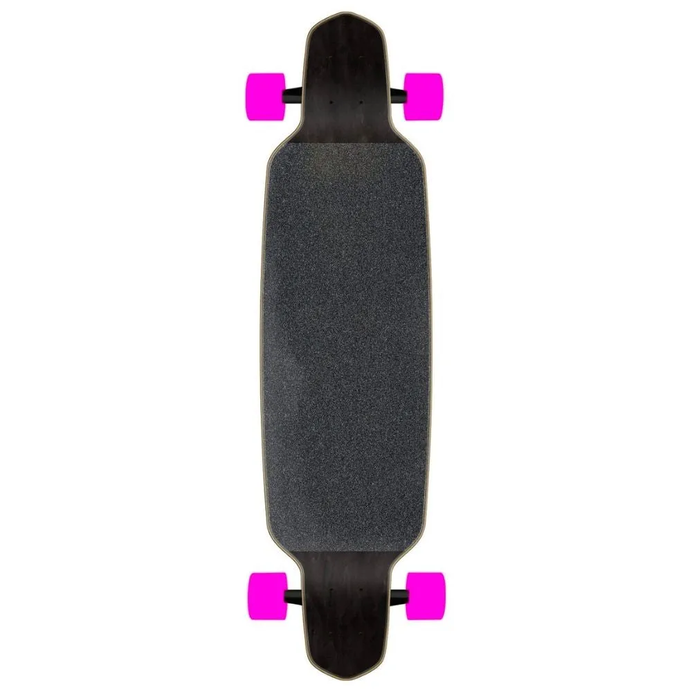 Split Hand Drop Down Black 37.52" Complete Longboard