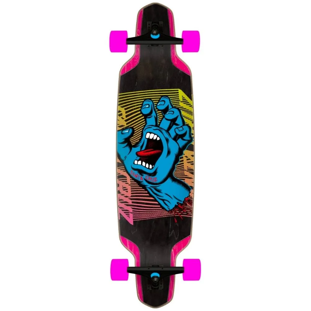 Split Hand Drop Down Black 37.52" Complete Longboard