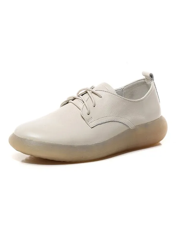 Spring Comfortable Casual Flat Shoes White