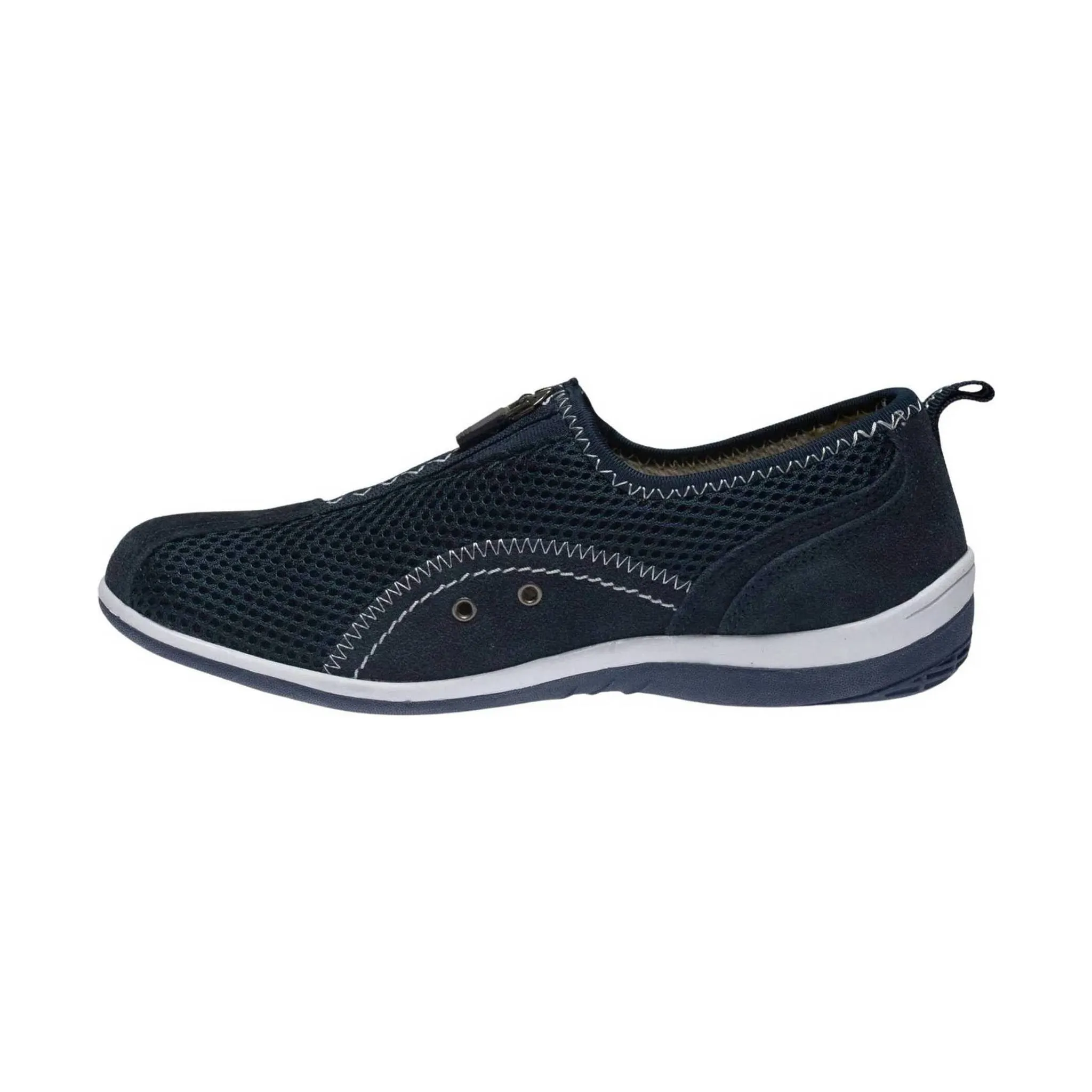 Spring Step Women's Racer Shoes - Navy