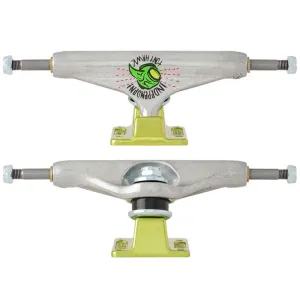 Stage 11 Tony Hawk Forged Hollow 149 Silver/Green Skateboard Trucks