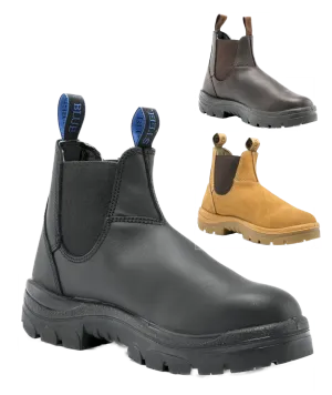 Steel Blue Mens Hobart Elastic Side Non Safety Boots