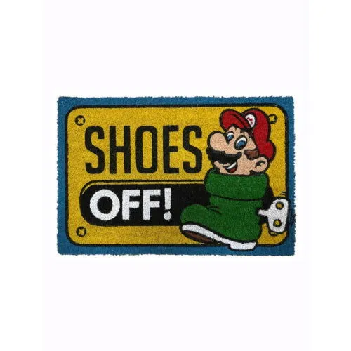 Super Mario Shoes Off: Doormat - Pyramid America