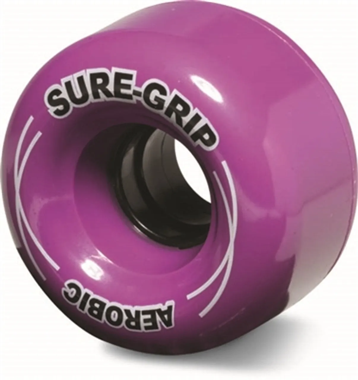 Sure-Grip Aerobic Outdoor 85a 62mm (Set of 8) Purple Roller Skate Wheels