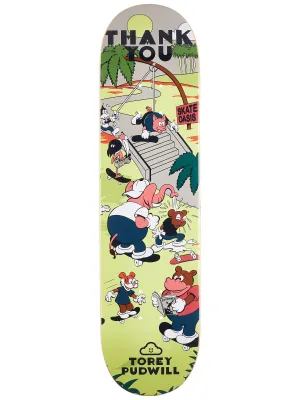 Thank You Skateboards Torey Pudwill Skate Oasis Deck - Multiple Sizes