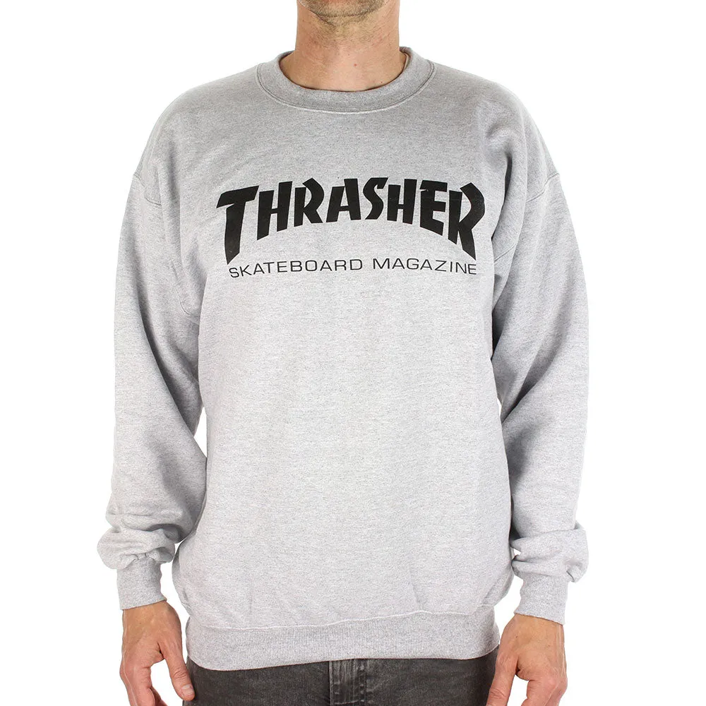 THRASHER SKATE MAG CREW GREY