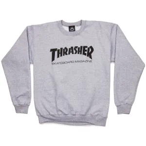 THRASHER SKATE MAG CREW GREY