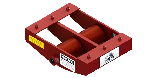 Tilt Type Rigid Utility Skate HTD-35-P | 3 Ton Capacity - Polyurethane Rollers