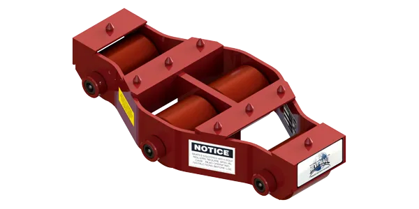 Tilt Type Rigid Utility Skate HUM-8-P | 4 Ton Capacity - Polyurethane Rollers