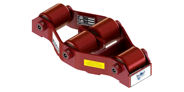 Tilt Type Rigid Utility Skate HUM-8-P | 4 Ton Capacity - Polyurethane Rollers