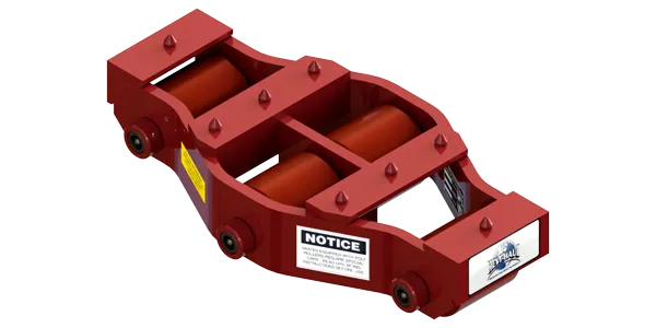 Tilt Type Rigid Utility Skate HUM-HD-20-P | 10 Ton Capacity - Polyurethane Rollers