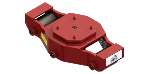 Tilt Type Swivel Utility Skate HUMS-HD-20 | 10 Ton Capacity - Steel Rollers