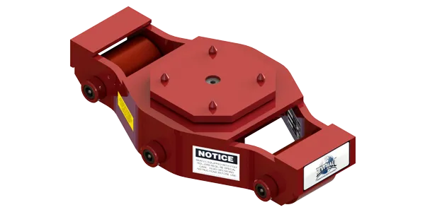 Tilt Type Swivel Utility Skate HUMS-HD-30-P | 10 Ton Capacity - Polyurethane Rollers