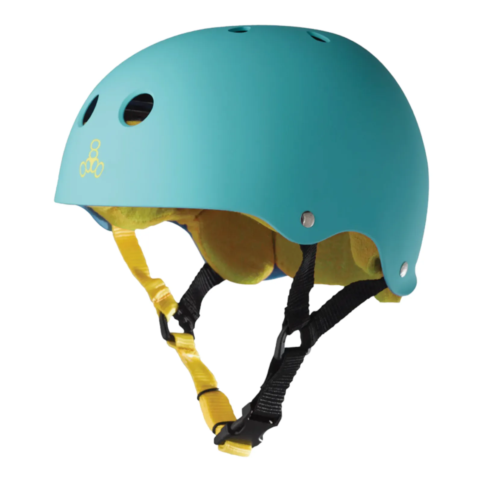 TRIPLE 8 SWEATSAVER HELMET BAJA TEAL RUBBER