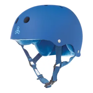 TRIPLE 8 SWEATSAVER HELMET ROYAL RUBBER BLUE