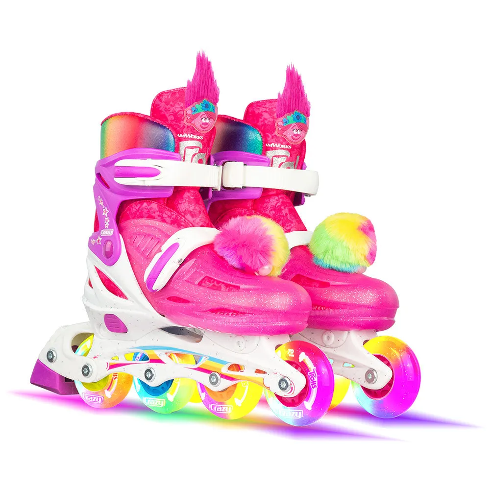 TROLLS Poppy - Size Adjustable Inline Skates