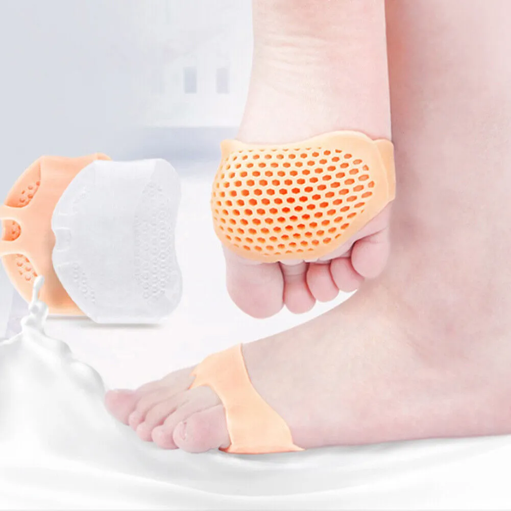 US 10-20Pairs Metatarsal FootPad Pain Relief Soft Gel Reusable Breathable Sleeve