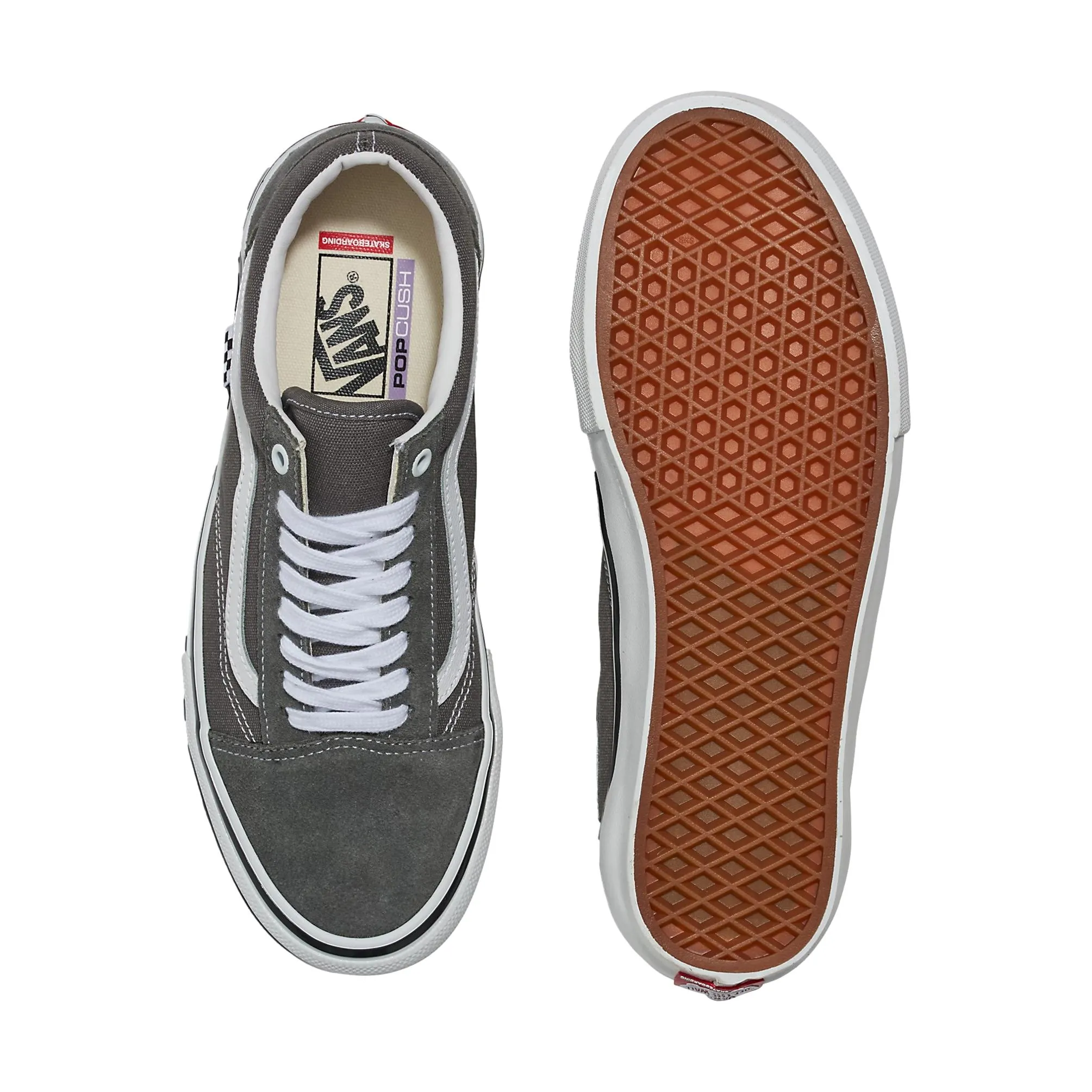 Vans Skate Old Skool Pewter/White