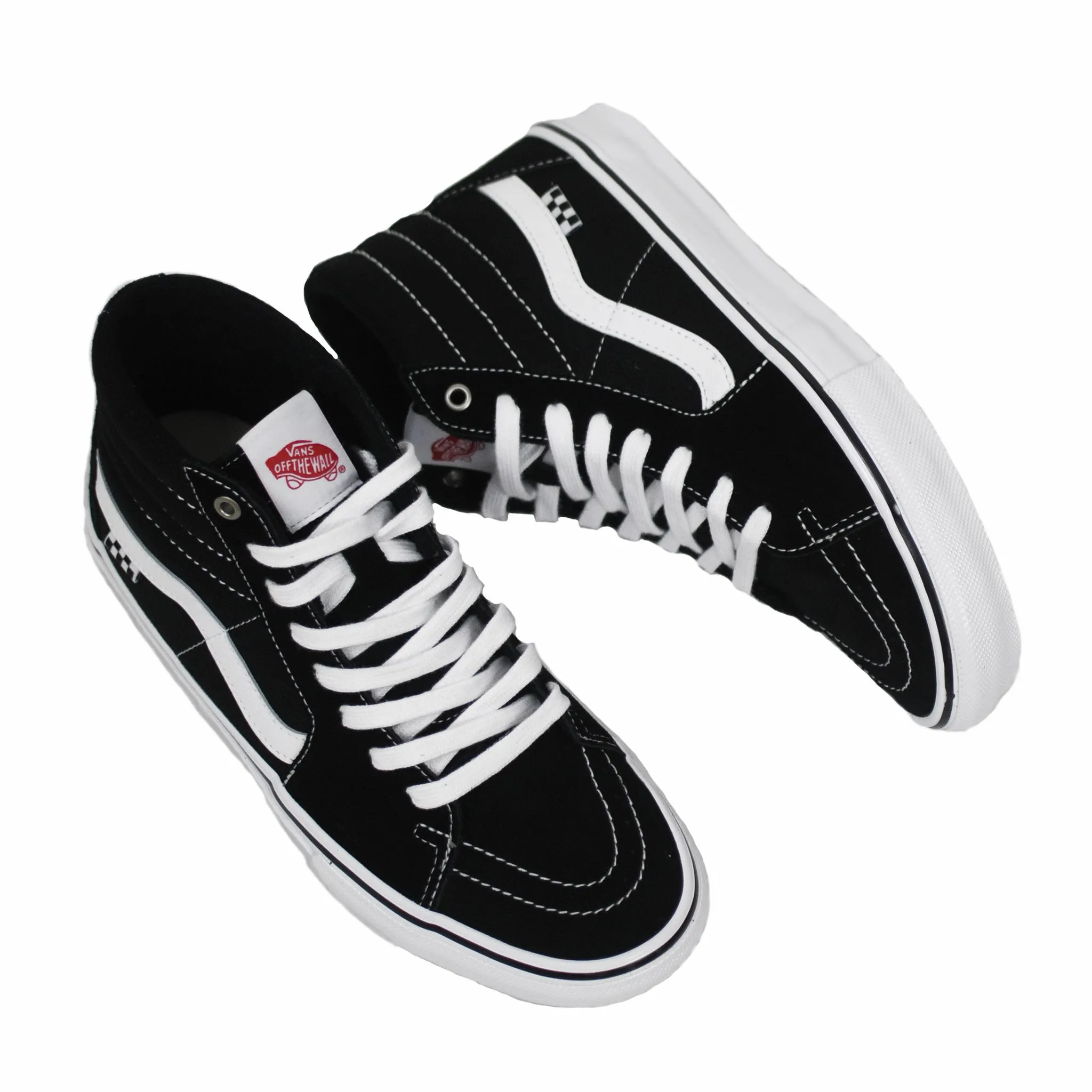 VANS SKATE SK8-HI BLACK / WHITE