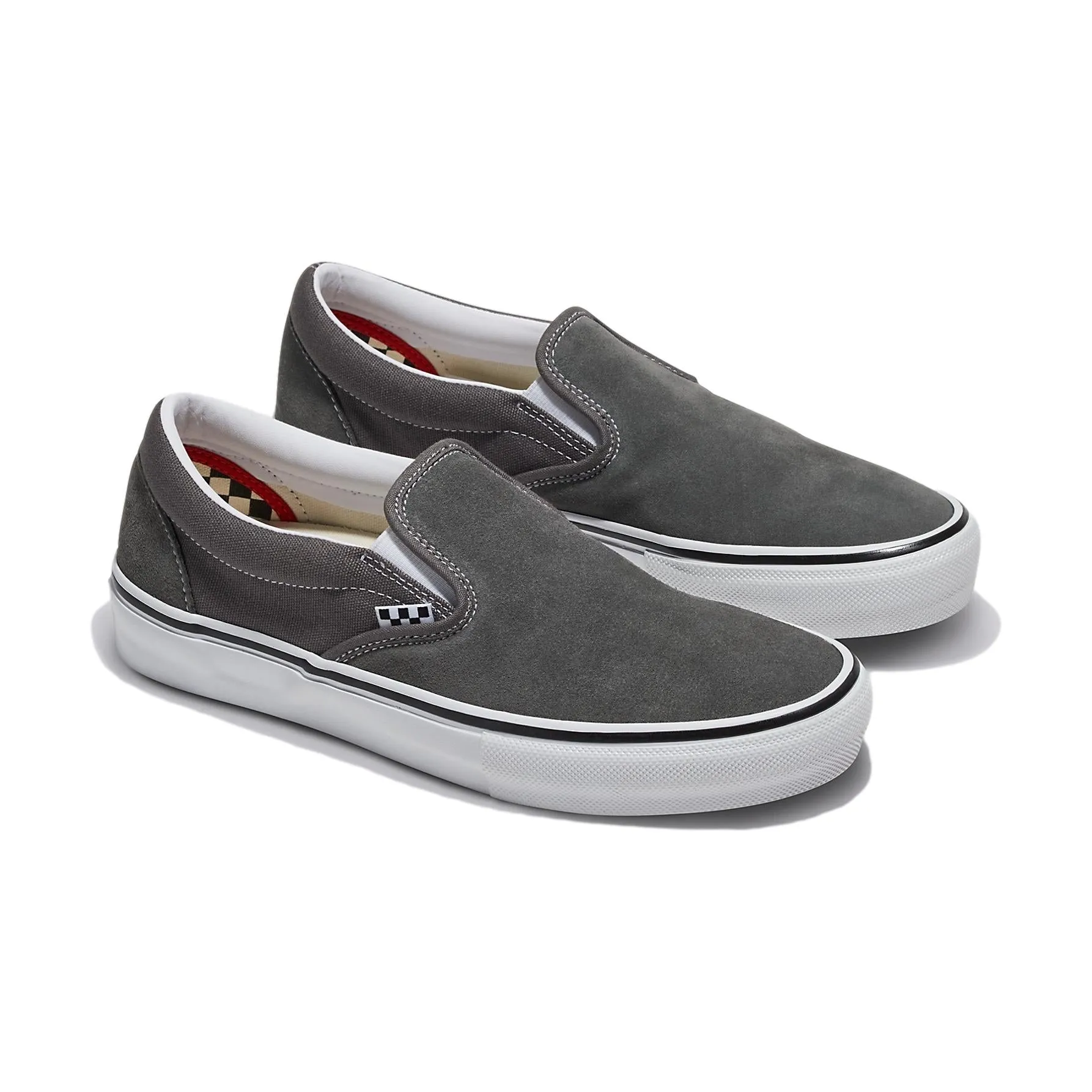 Vans Skate Slip One Pewter/White