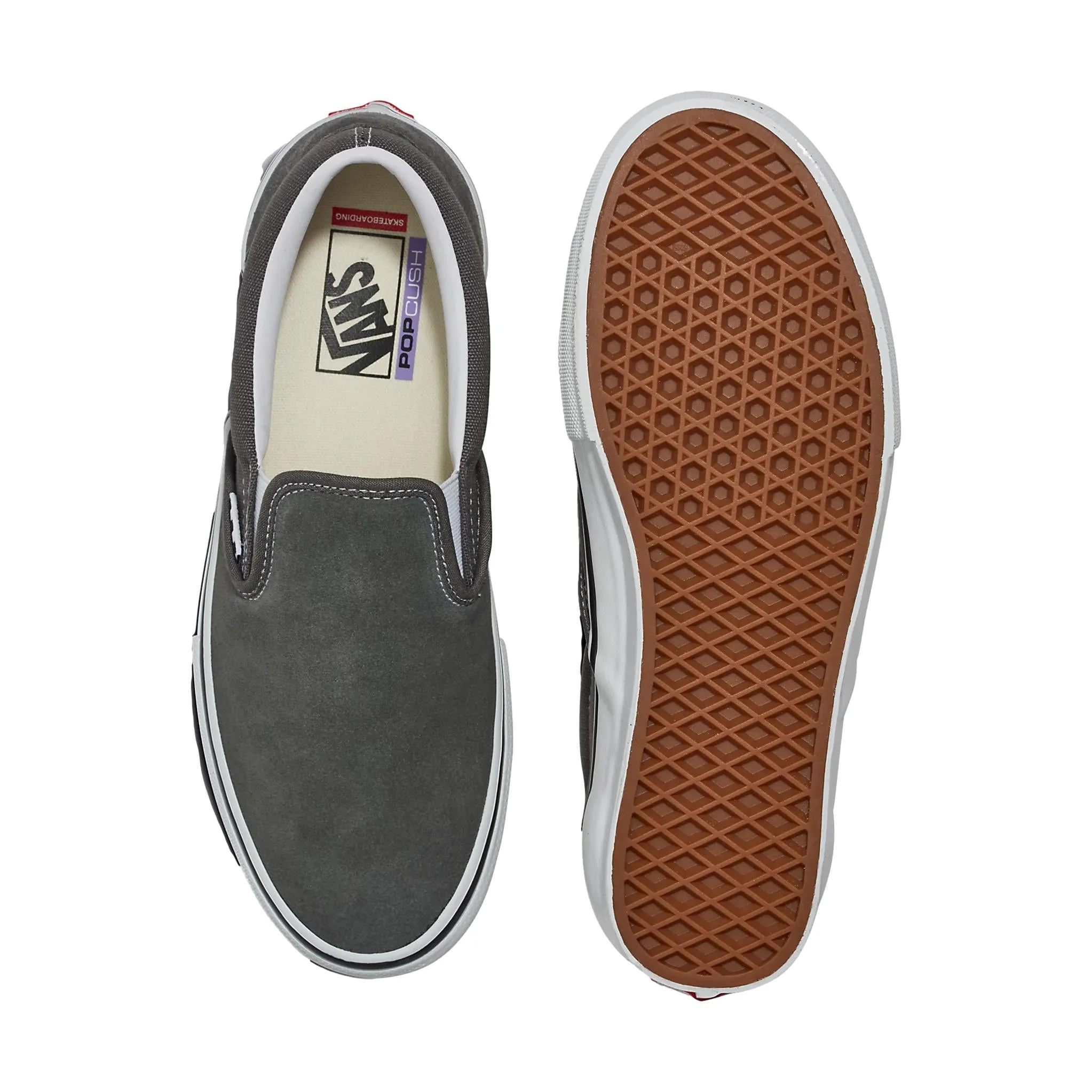 Vans Skate Slip One Pewter/White