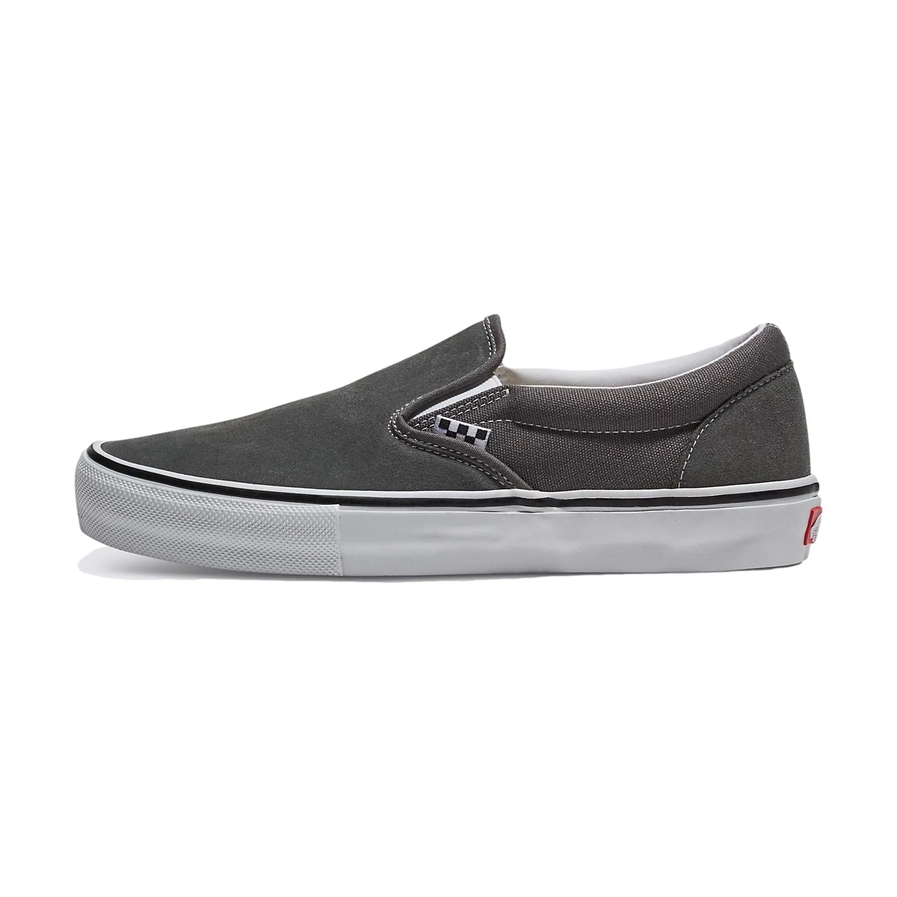 Vans Skate Slip One Pewter/White