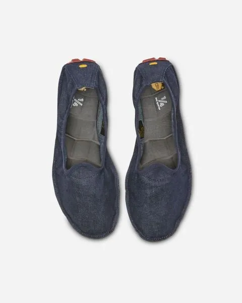 Vibram One Quarter Jeans Ladies Shoes Minimalist Footwear - Dark Blue/Brick