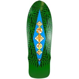 Vision 10" x 31" (GREEN DIP) Gator Ramp Skateboard Deck