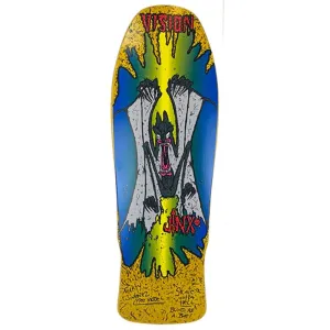 Vision 9.75" x 31" Original Jinx Yellow Stain Skateboard Deck