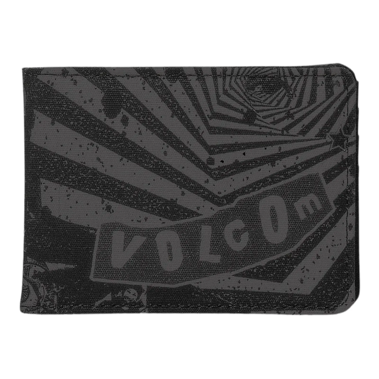 VOLCOM POST BIFOLD WALLET - BLACK