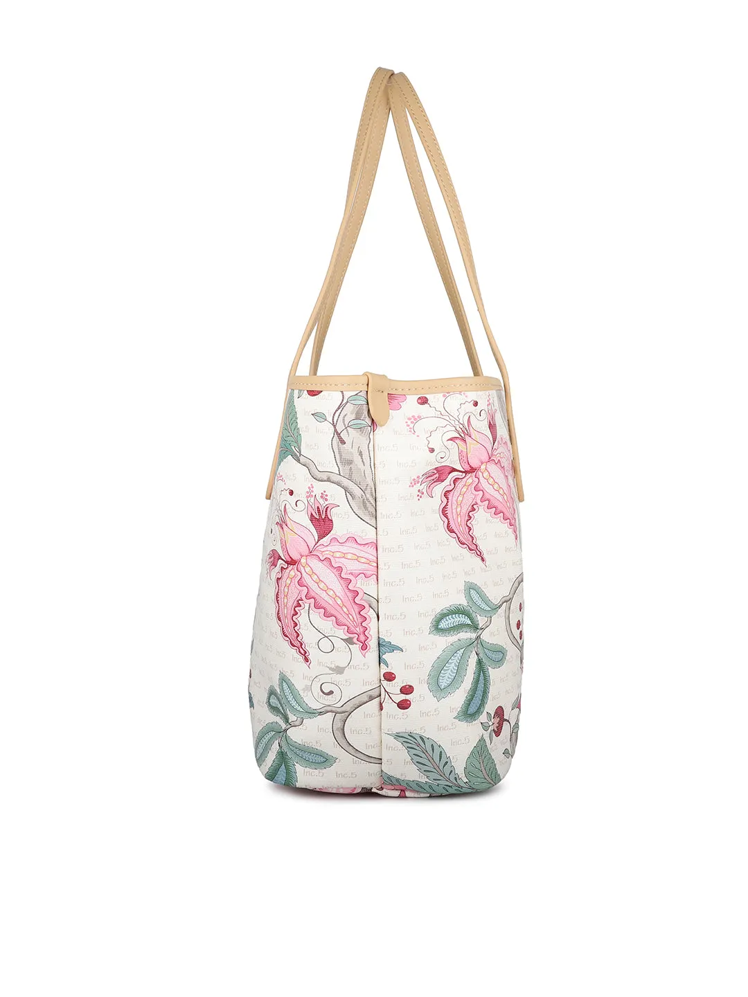 Women White Printed Shoulder Bag