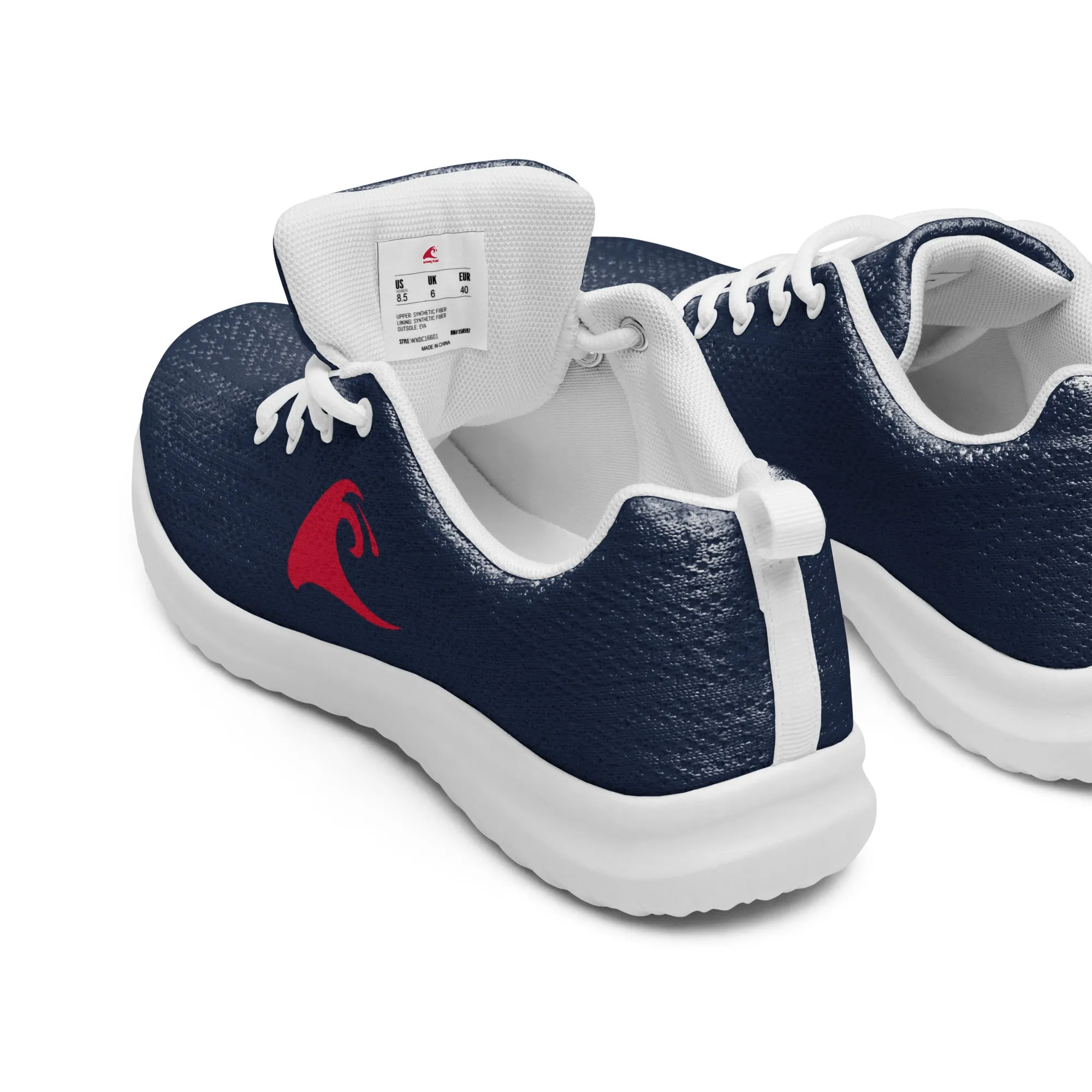 Women’s Navy Blue Athleisure Shoes with Red Extremely Stoked Epic Wave Logo