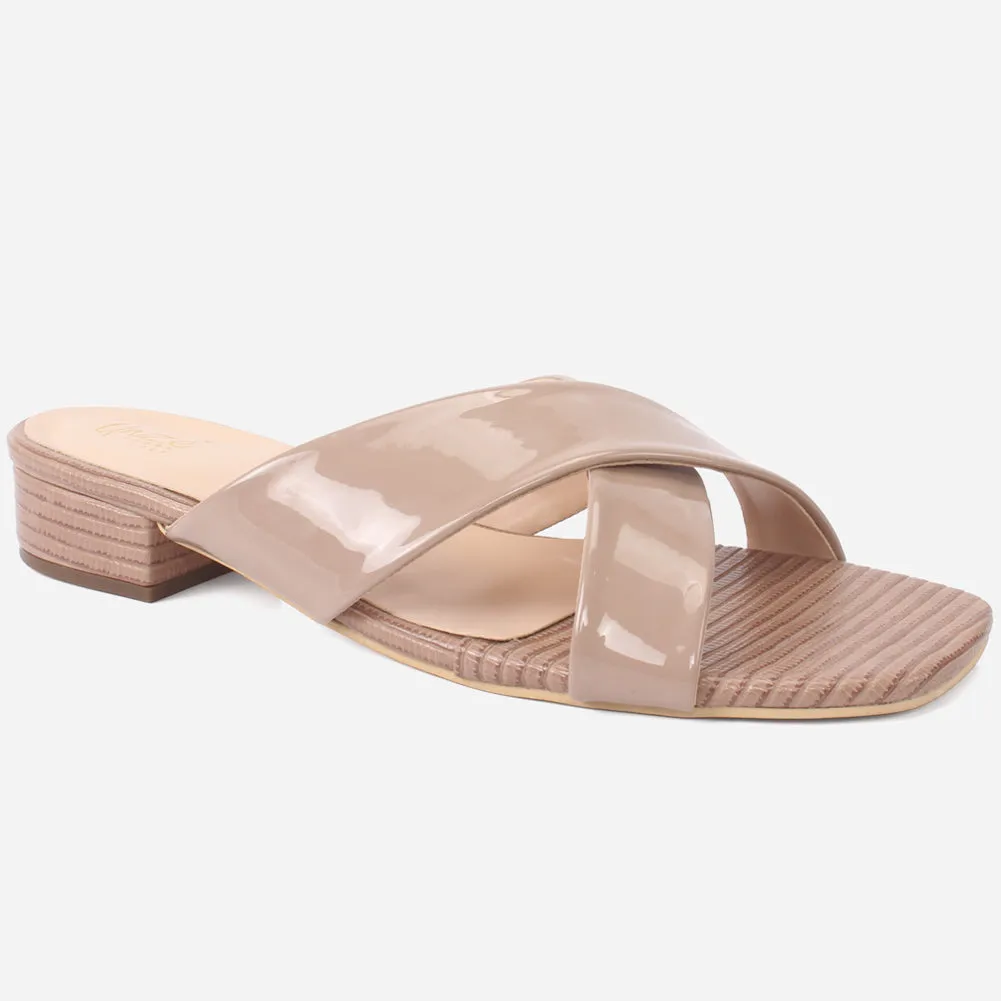 Womens "ZUHAI" Shimmery Everyday Slip-ons Shoes