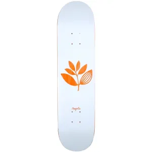 Wood Plant Team White/Orange 8.125" Skateboard Deck